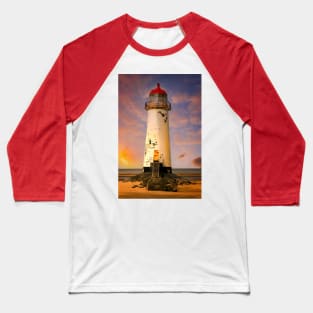 Talacre Lighthouse Wales Baseball T-Shirt